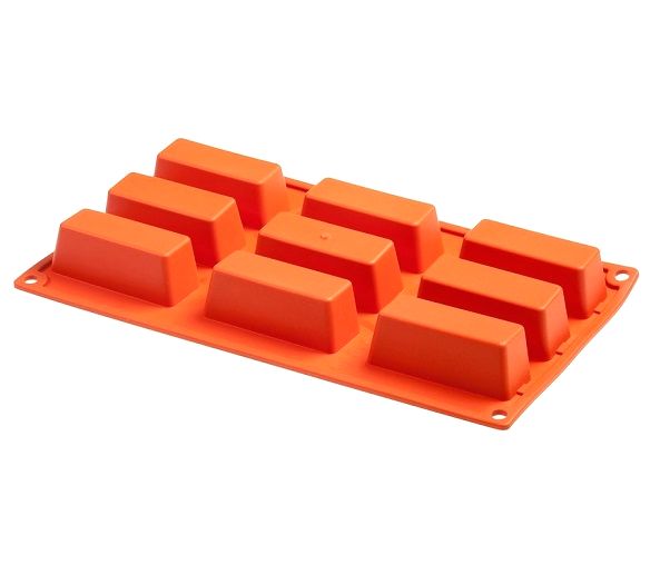 Форма силиконовая Прямоугольники (9шт. 80х30мм h30) 175х300мм