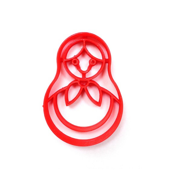 Вырубка для пряника 85х60мм h15мм пластик