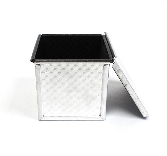 Форма для выпечки гофрированная, с крышкой 100х100мм h100мм