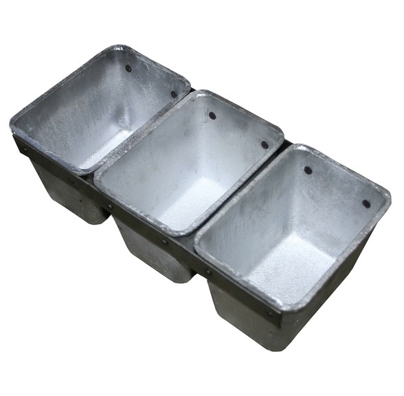 Форма для хлеба 135х90мм h100мм 3х330г