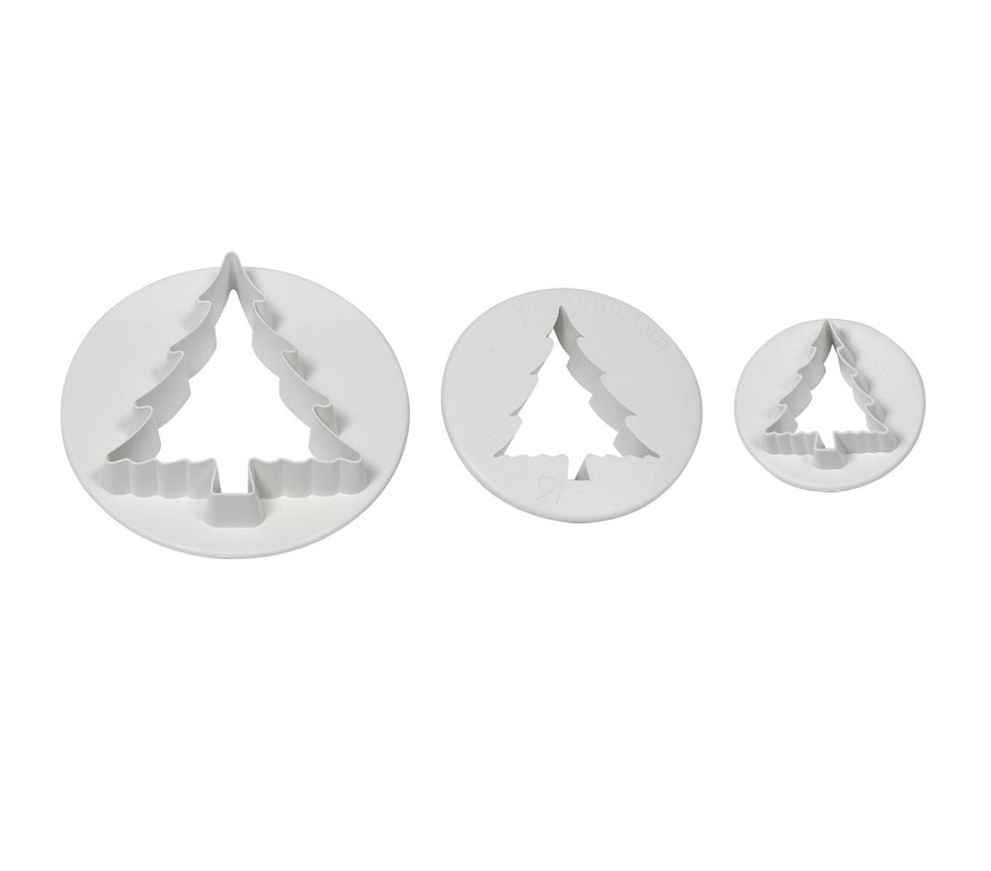 Вырубки в комплекте "Елки" (3шт.) пластик