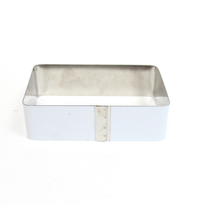 Форма резак вырубка прямоугольник 210х160мм h50мм нержавеющая сталь