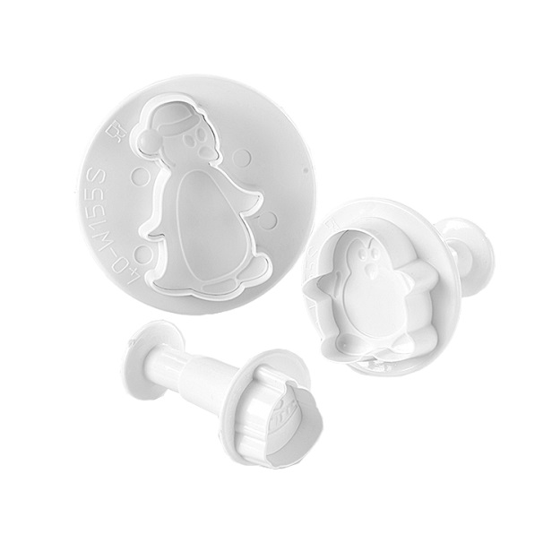 Вырубка "Пингвин" (3шт.) пластик АКЦИЯ