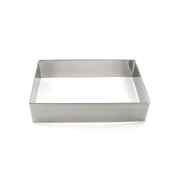 Форма резак вырубка прямоугольник 140х90мм h30мм нержавеющая сталь