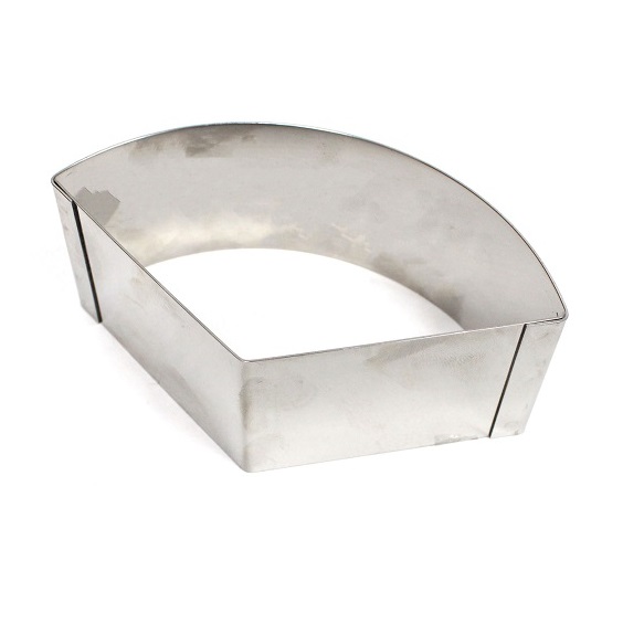 Форма резак вырубка сектор кольца 130х75мм h50мм нерж. сталь АКЦИЯ