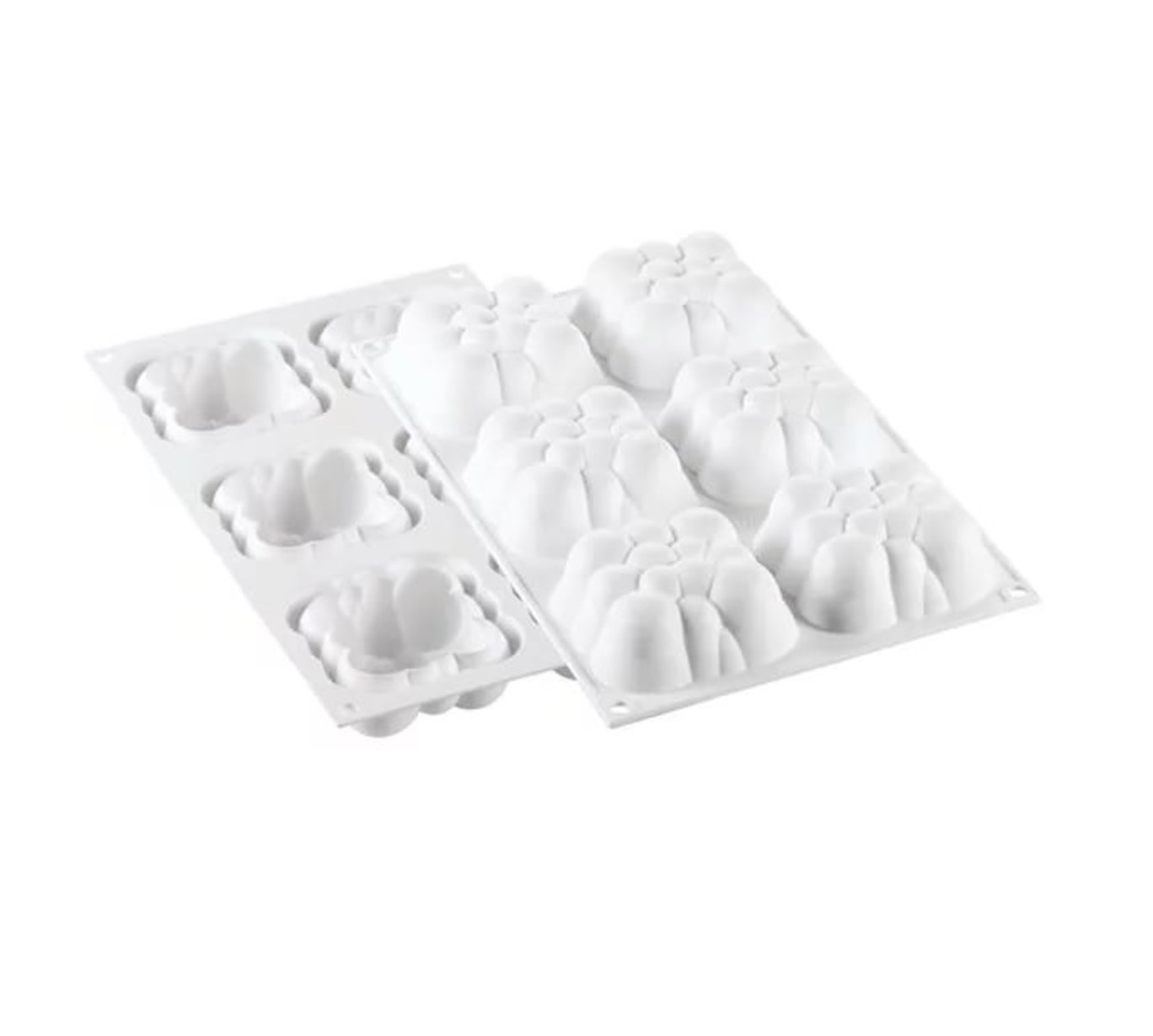 Форма силиконовая Облако (6шт. 71х71мм h34мм) 296х189мм