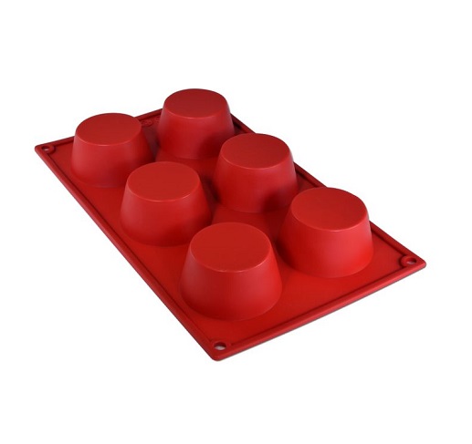 Форма силиконовая Маффины (6шт.d59/70мм h40мм) 175х300мм