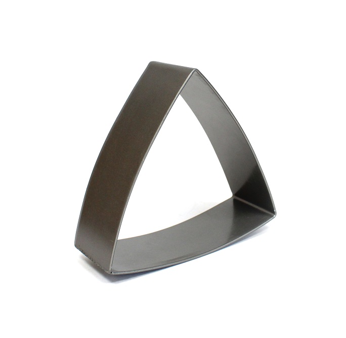 Форма резак вырубка треугольник 131х122мм h50мм алюминиевая