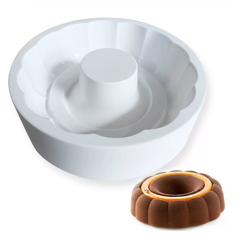 Форма силиконовая Парадис d220х70мм h60мм 1500мл