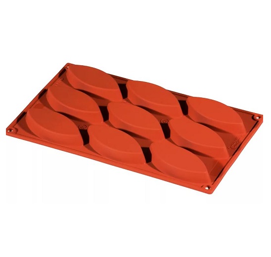 Форма силиконовая Листик (9шт. 113х45мм h15мм) 175х300мм АКЦИЯ