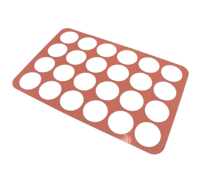 Коврик-трафарет силиконовый для макаронс 560х370мм