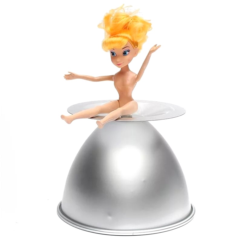 Форма для выпечки "Юбка" d180мм с пластиковой куклой