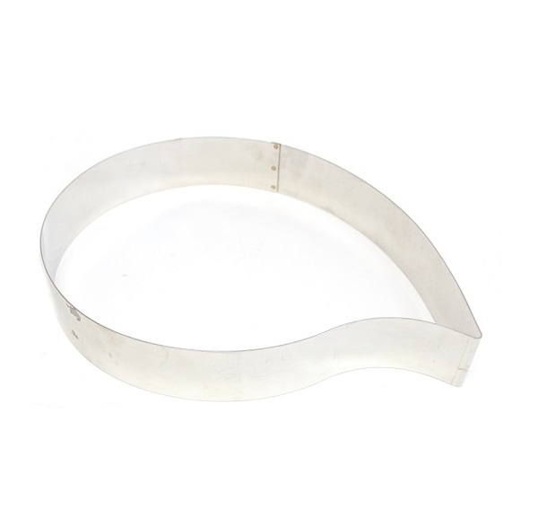 Форма резак вырубка запятая 335х250мм h50мм нерж. сталь АКЦИЯ