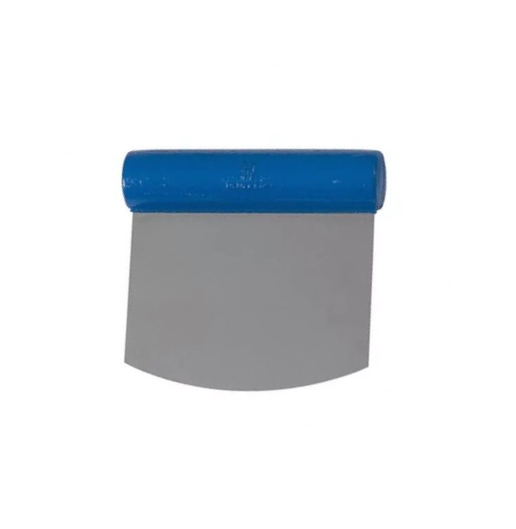 Скребок гибкий овальный 110х105мм нержавеющая сталь