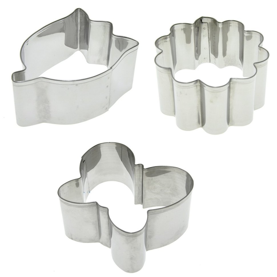 Набор форм "Весна" (3шт.) нержавеющая сталь