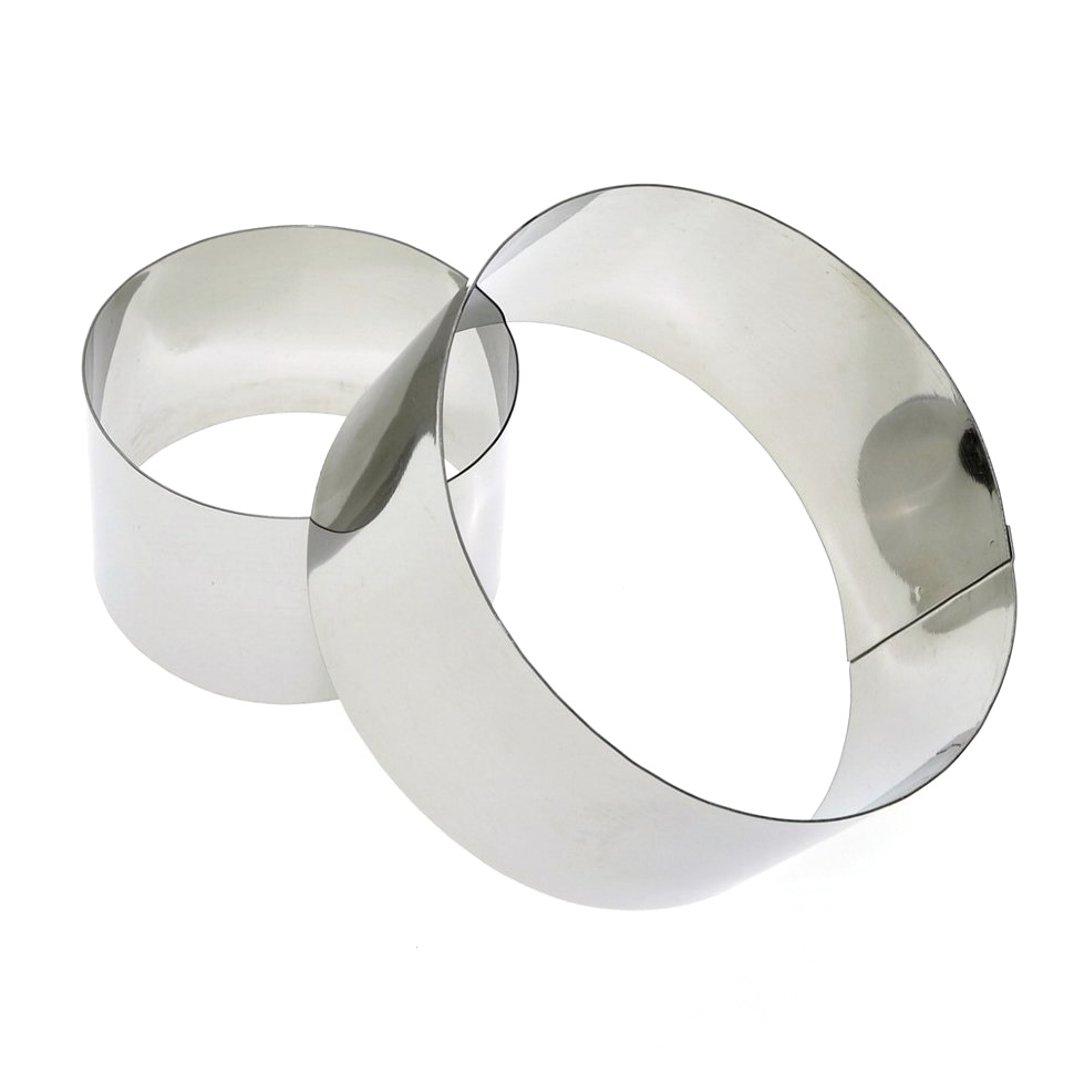 Набор форм "Круг" (2шт.) нержавеющая сталь