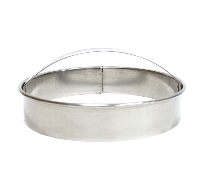 Вырубка с ручкой d120мм h30мм нержавеющая сталь