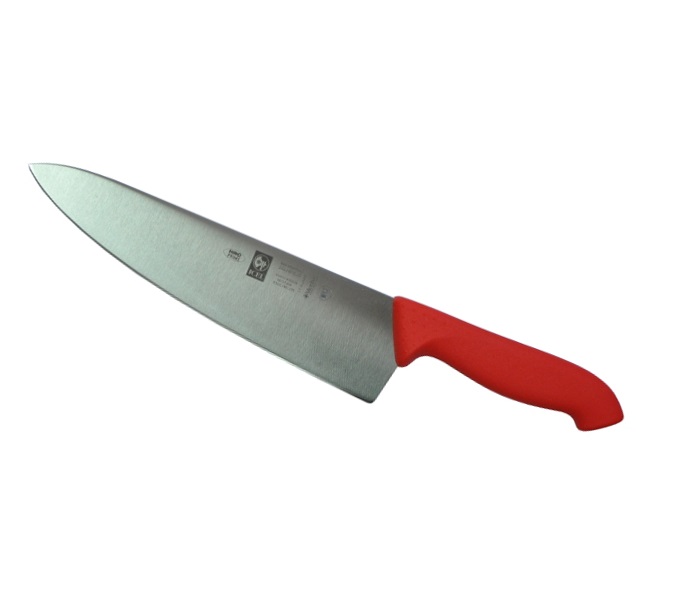 Нож поварской "Шеф" 250/395мм красный