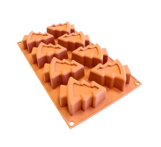 Форма силиконовая Ёлка (8шт. 83х70мм h30мм) 175х300мм