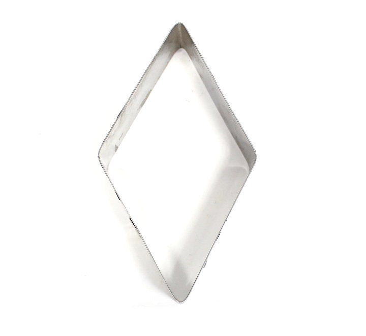 Форма резак вырубка ромб 193х105мм h41мм нержавеющая сталь