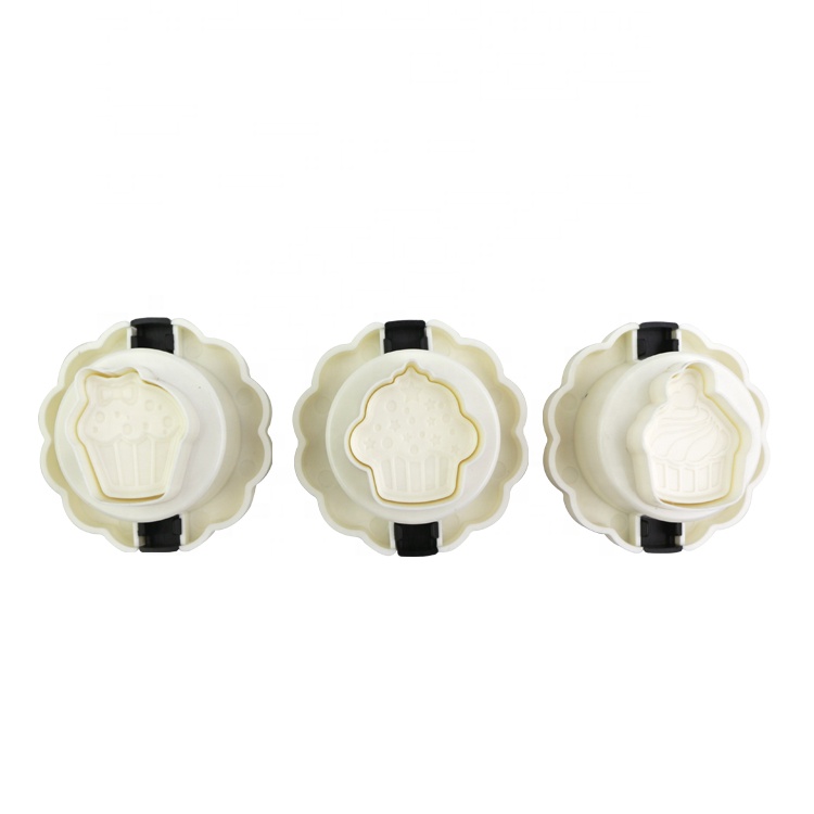 Набор Плунжеров для мастики "Капкейки" (3шт.) d30мм пластик АКЦИЯ