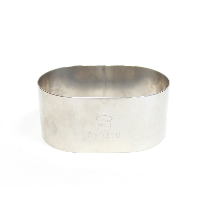 Форма резак вырубка овал 90х60мм h40мм нержавеющая сталь