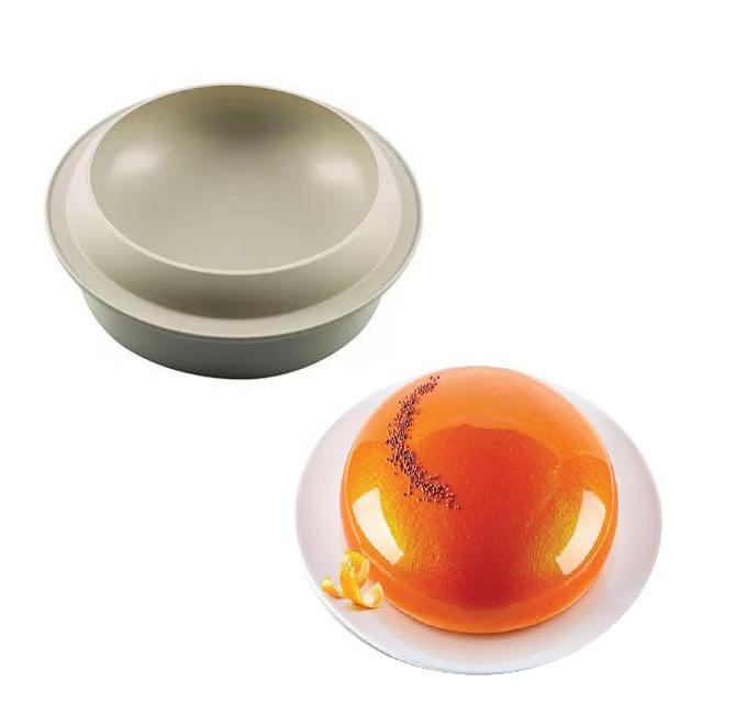 Форма силиконовая Капля серая d200мм h70мм 1650мл