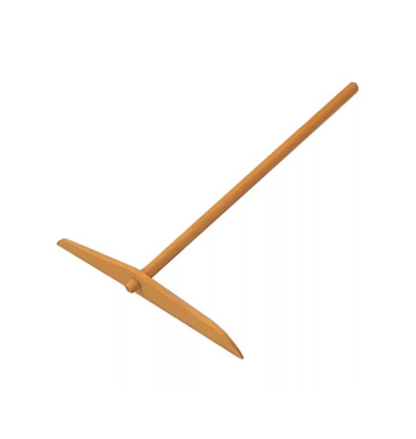 Лопатка Т-образная 240мм деревянная