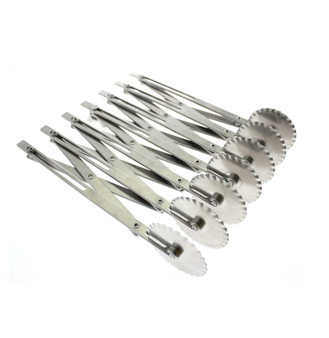 Нож дисковый рифленый 220мм d55мм 7 рядов нержавеющая сталь