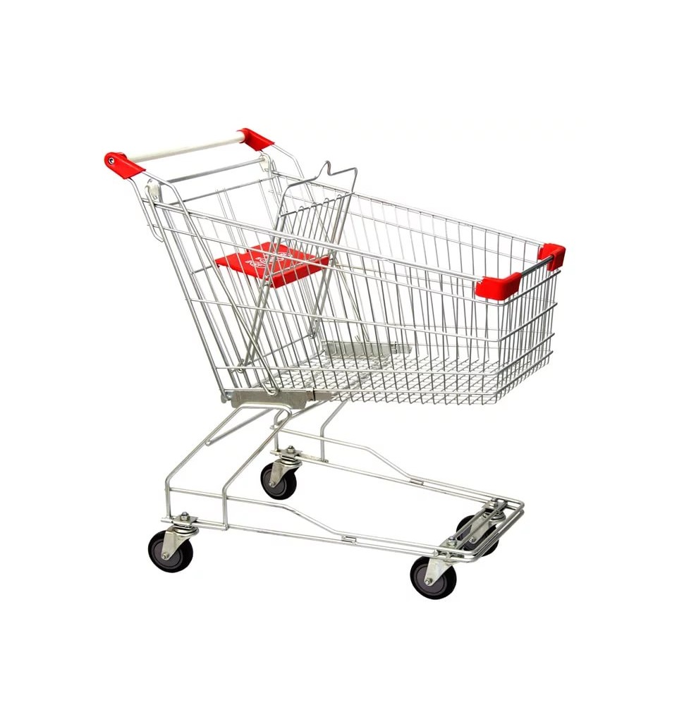 Тележка 700х460х895мм покупательская