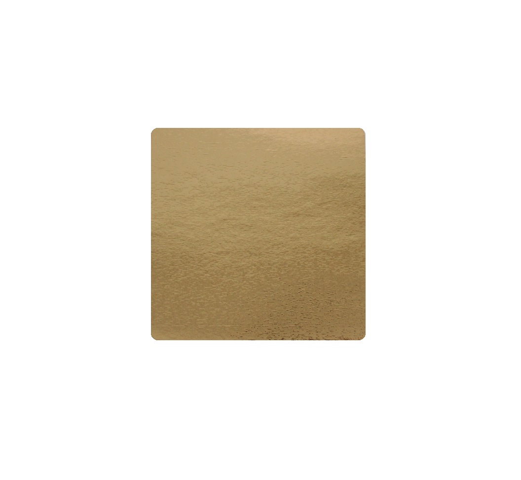 Подложка картонная 150х150мм (золото)