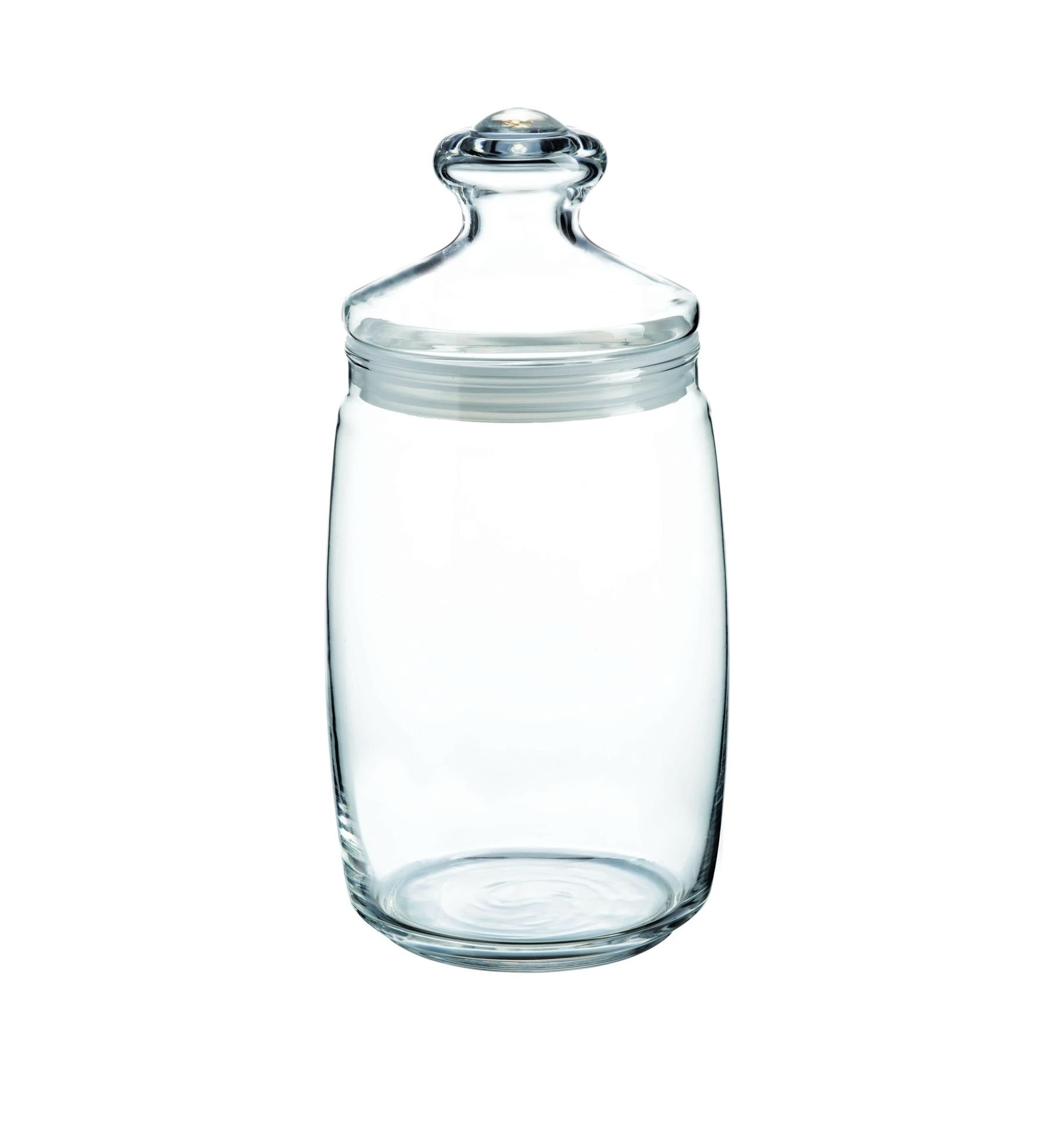 Банка с крышкой для сыпучих продуктов 1100мл