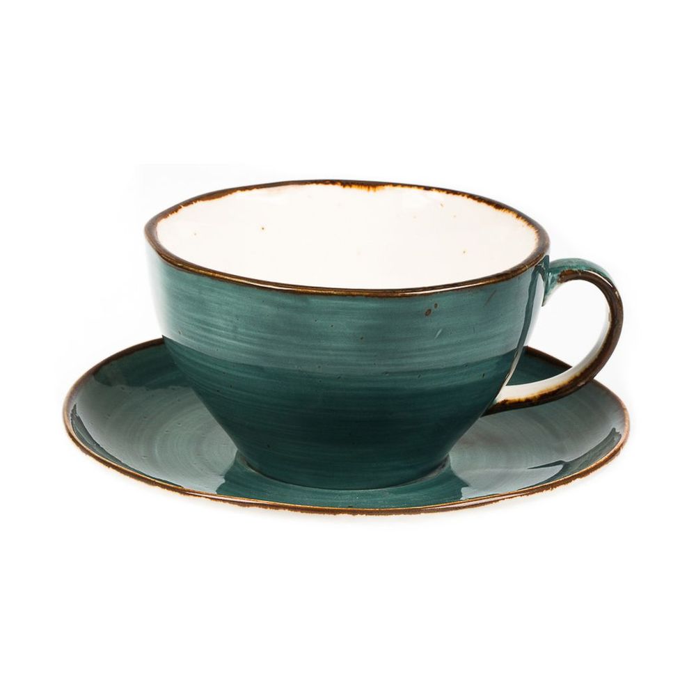 Чайная пара 375мл "Green Sea"