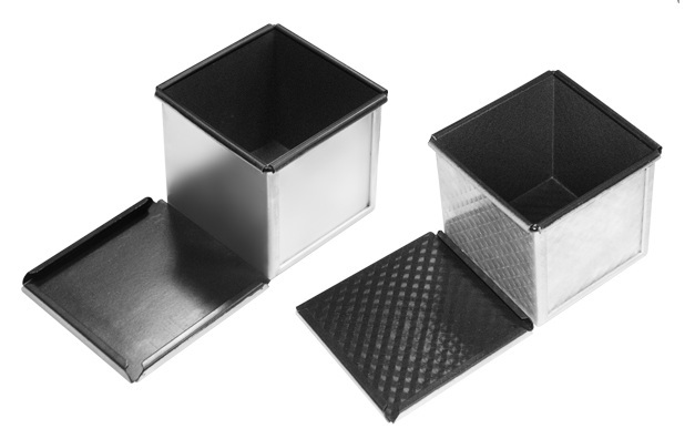 Форма для выпечки квадрат с крышкой 100х100мм h100мм