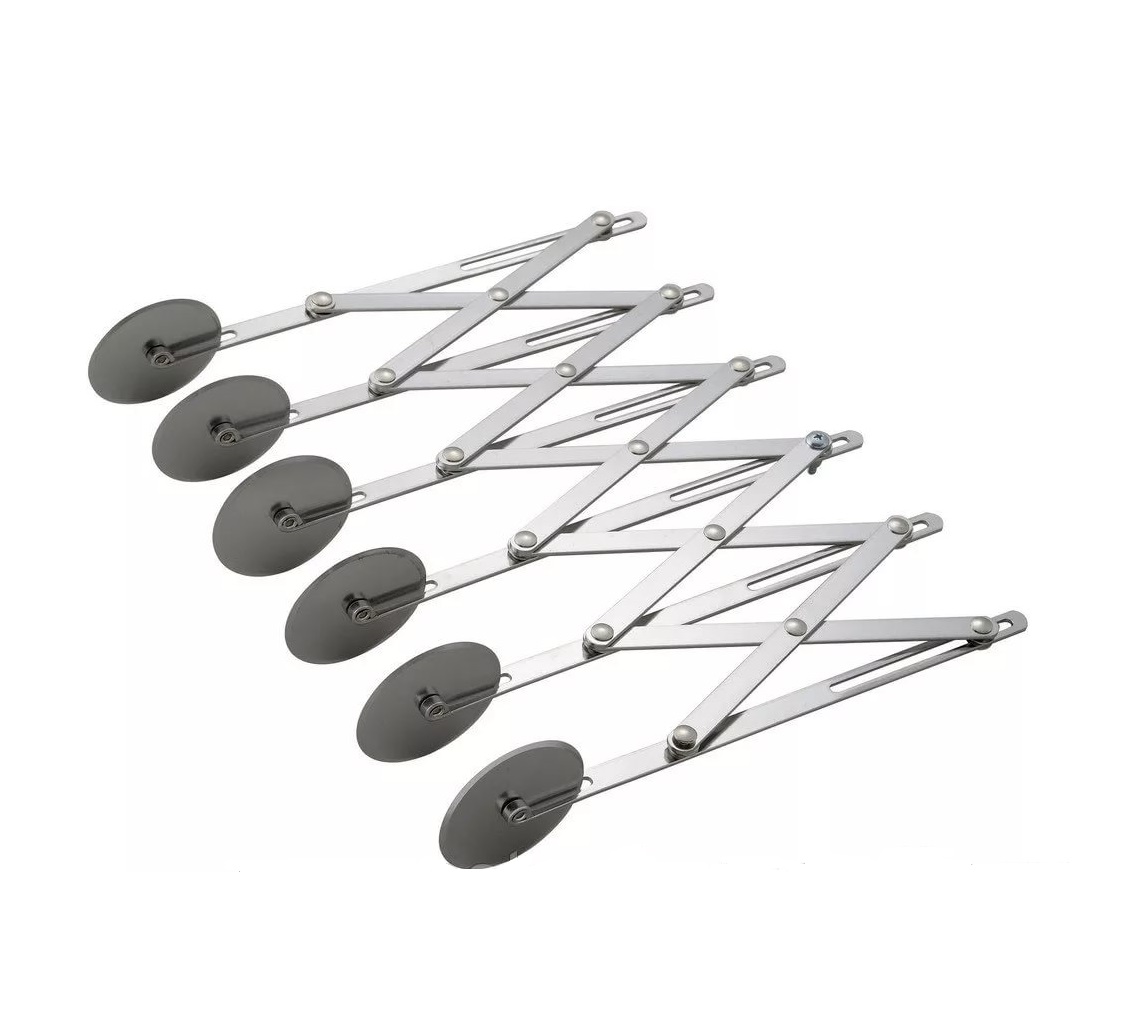 Нож роликовый для теста 220мм d52мм 6 лезвий нержавеющая сталь