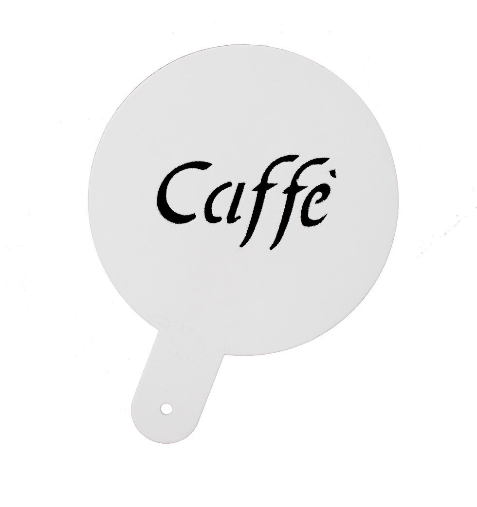 Трафарет декоратор для кофе "Caffe" АКЦИЯ
