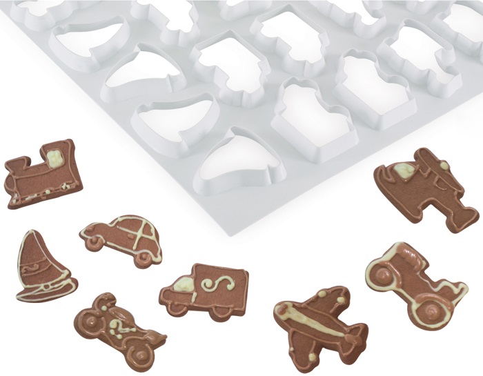 Кондитерская форма для печенья и пряников "Транспорт"