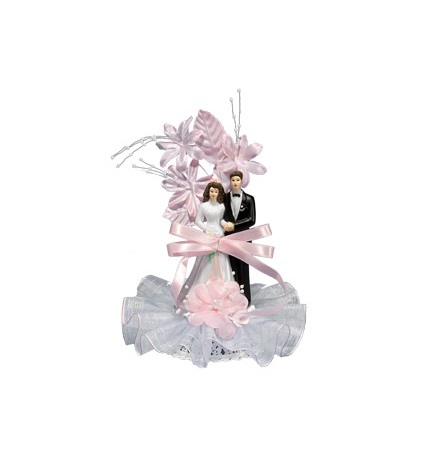 Фигурка для торта свадебная h200мм пластик АКЦИЯ