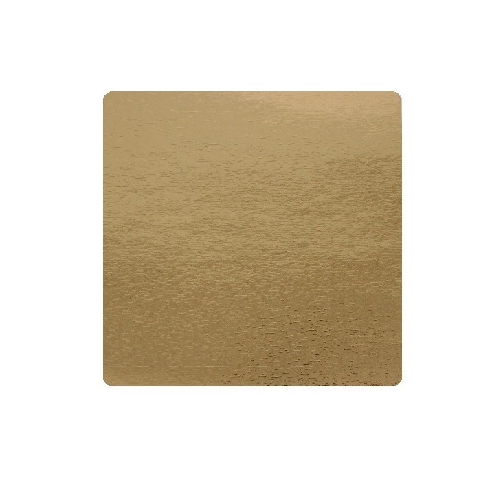 Подложка картонная 210х210мм (золото)