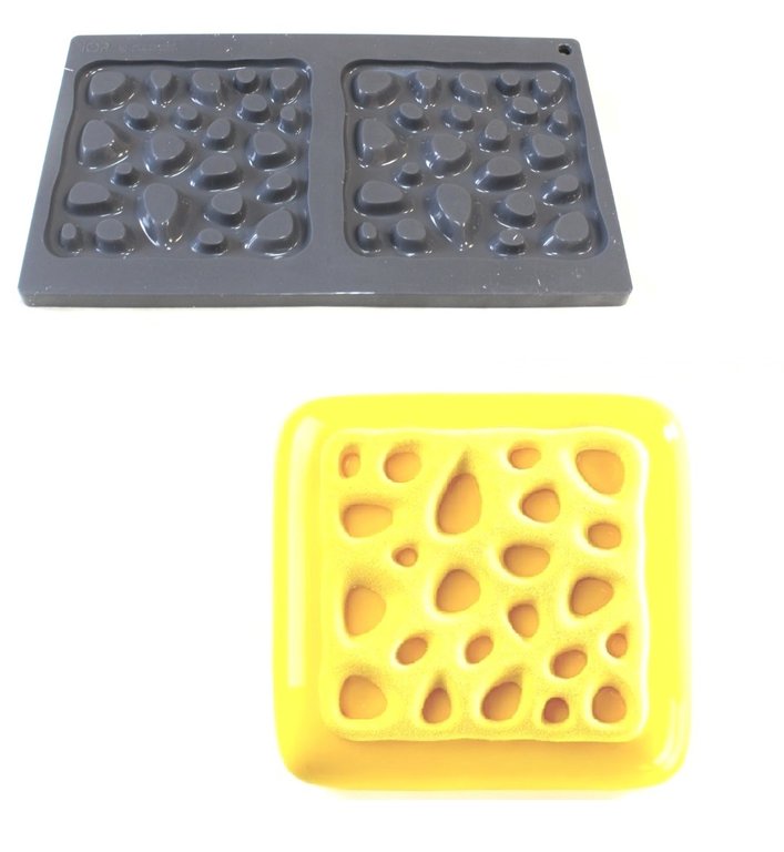 Форма силиконовая Губка (135х135мм h10мм) 175х297мм