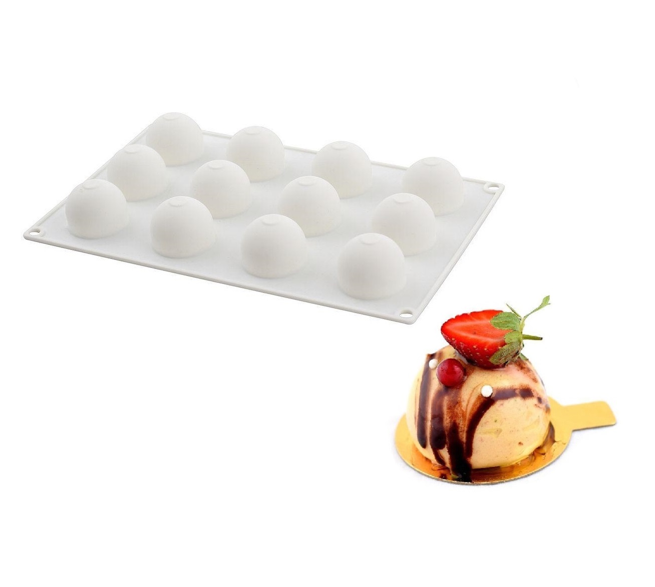 Форма силиконовая Лакомка  d32 h32мм 175х295мм АКЦИЯ