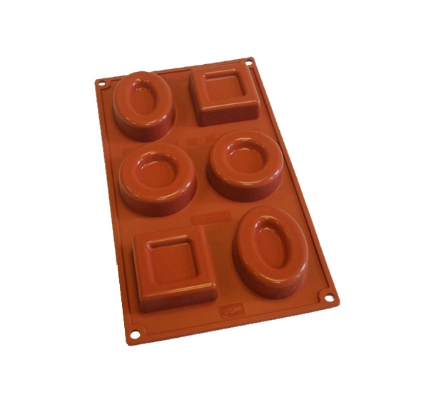 Форма силиконовая Саварин (6шт. 80х70мм h23мм) 175х300мм