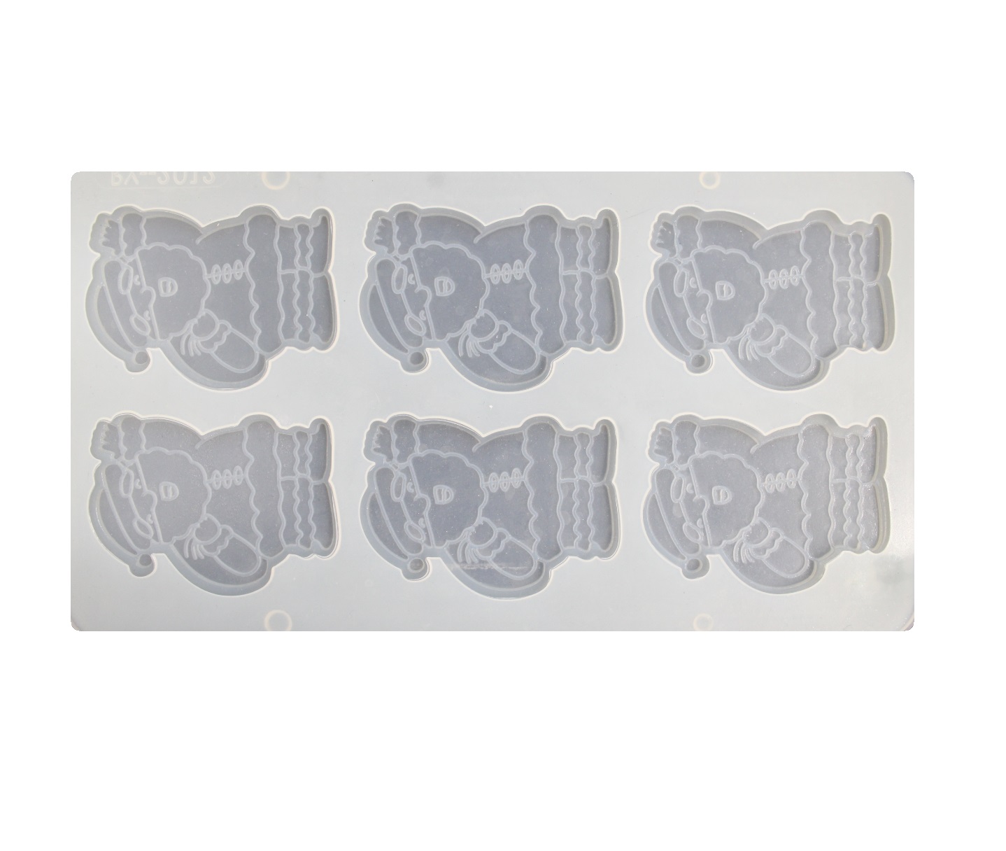 Коврик силиконовый для шоколада Дед Мороз 235х135мм АКЦИЯ