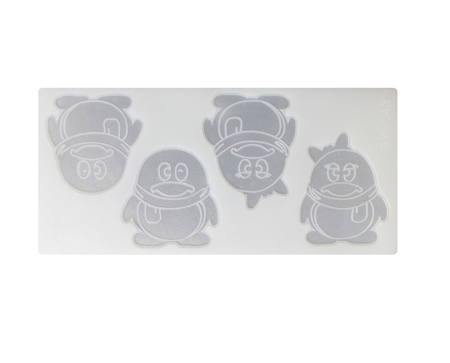 Коврик силиконовый для шоколада Пингвины 220х100мм АКЦИЯ