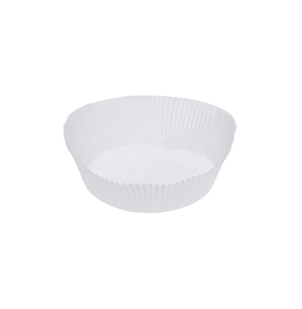 Бумажная форма (капсула) для конфет белая d30мм h17,5мм (14шт)