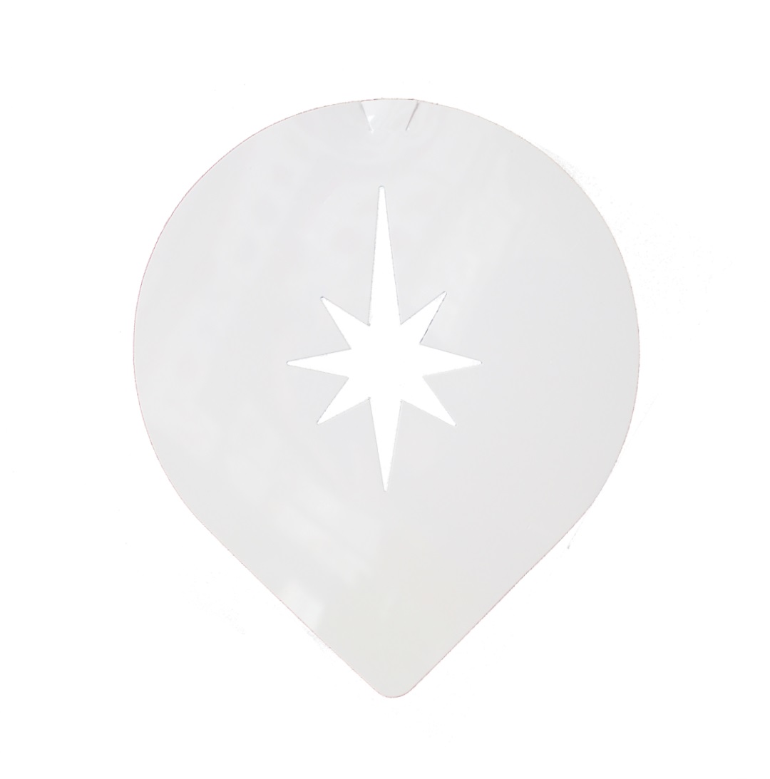 Трафарет для украшения торта "Звезда"