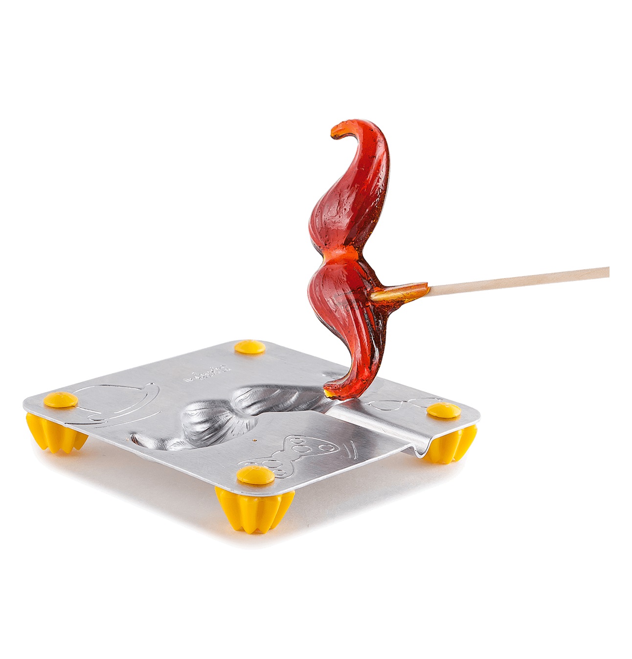 Форма для леденцов и шоколада "Усы" 95х95мм