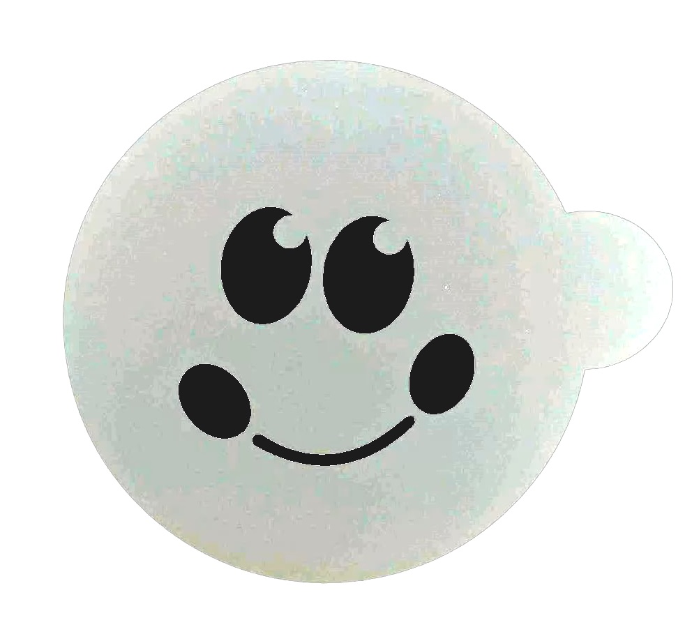 Трафарет декоратор для кофе "Смайлик 1"