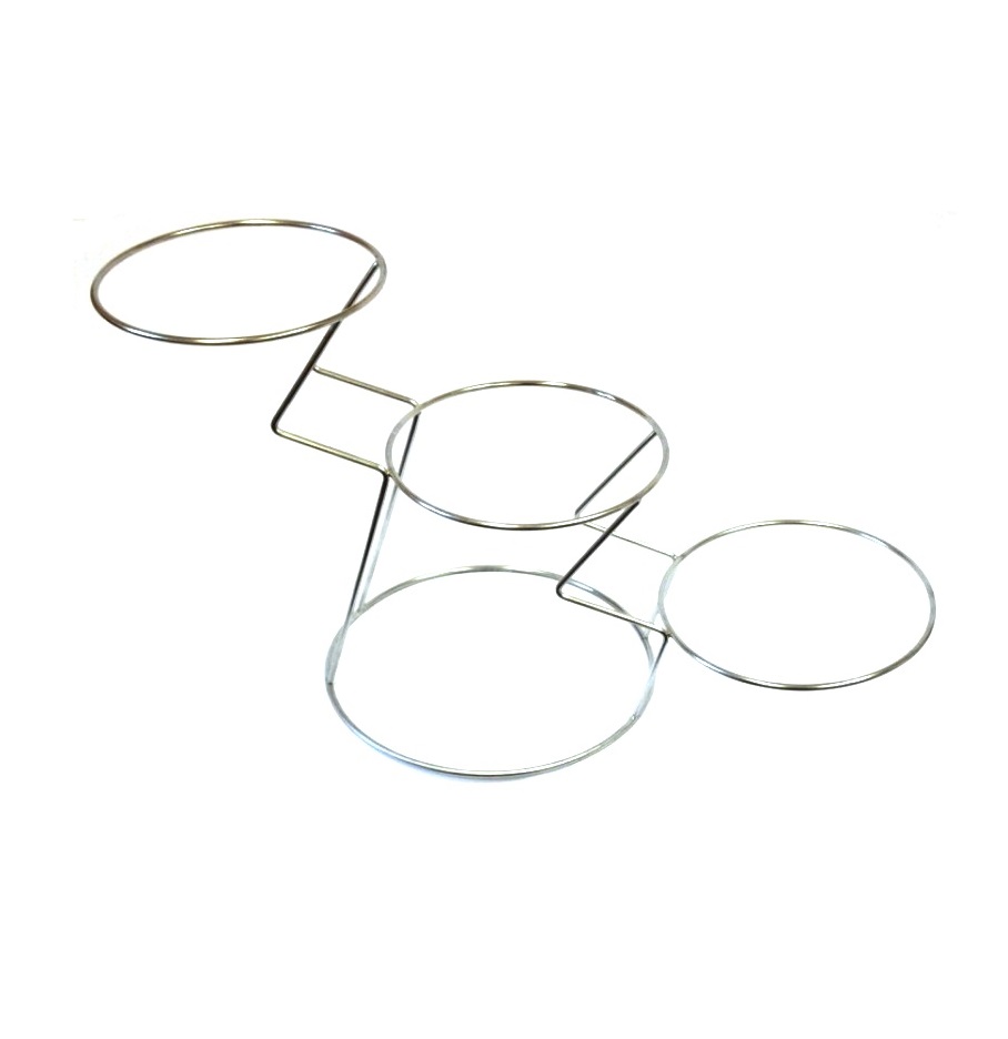 Подставка под торт 3 уровня 705х300х360мм нержавеющая сталь