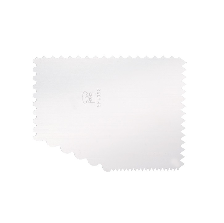 Скребок-гребенка 125х95мм нержавеющая сталь